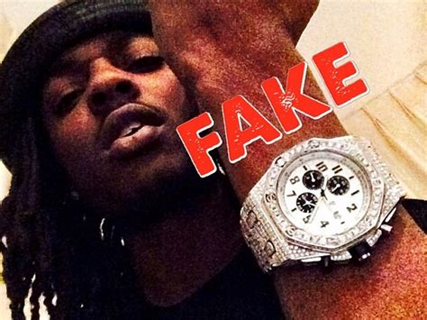 rappers fake watches instagram